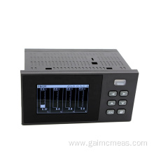 multi-signal input 4 channel chart LCD paperless recorder